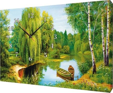 Часы на холсте 40х50 У389